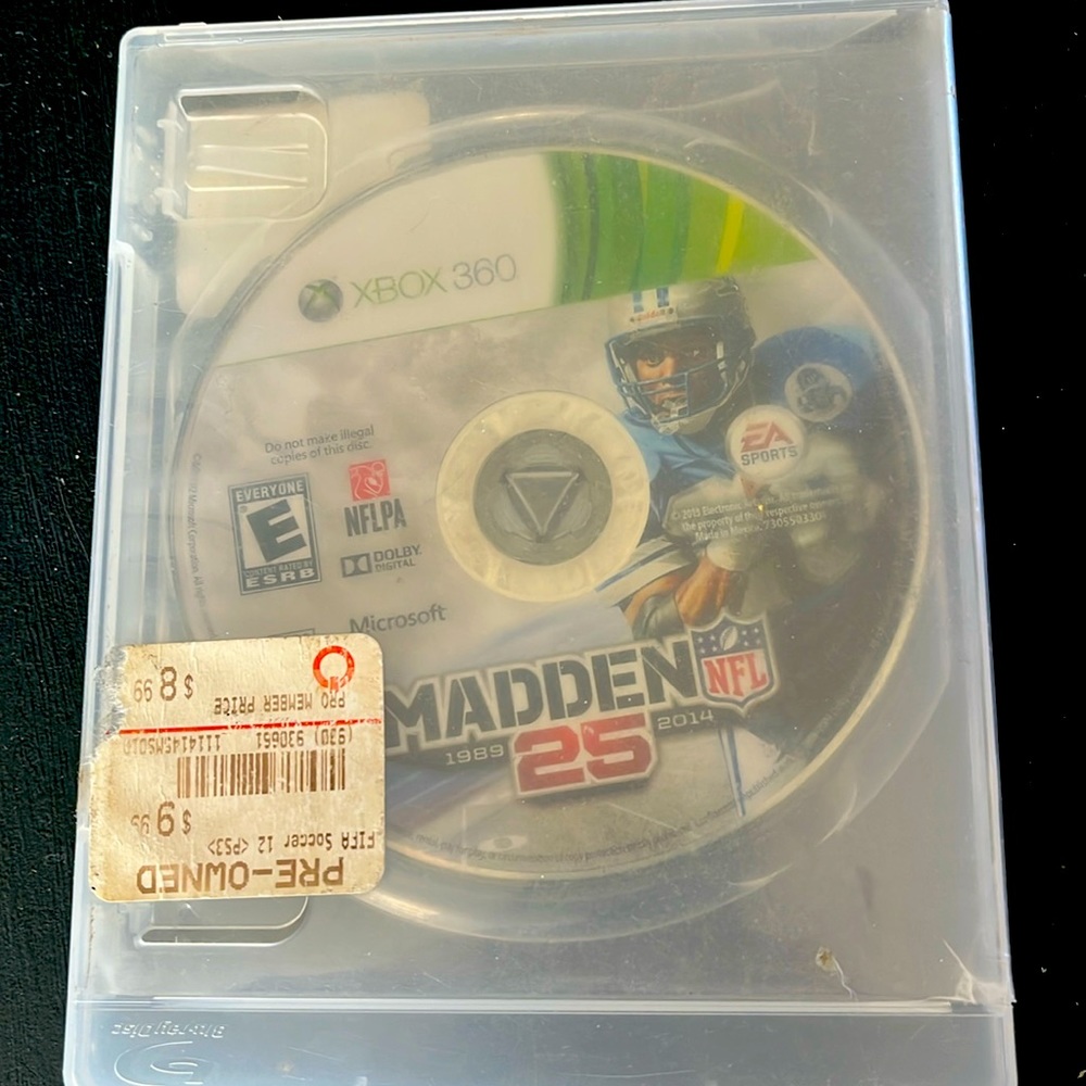 Madden 25 for the Xbox 360